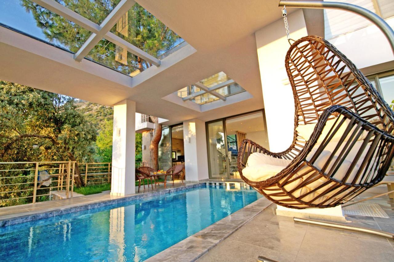 Villa With A Private Heated Pool, Jacuzzi, Overlooking Spectacular Views Of The Sea Каш Экстерьер фото